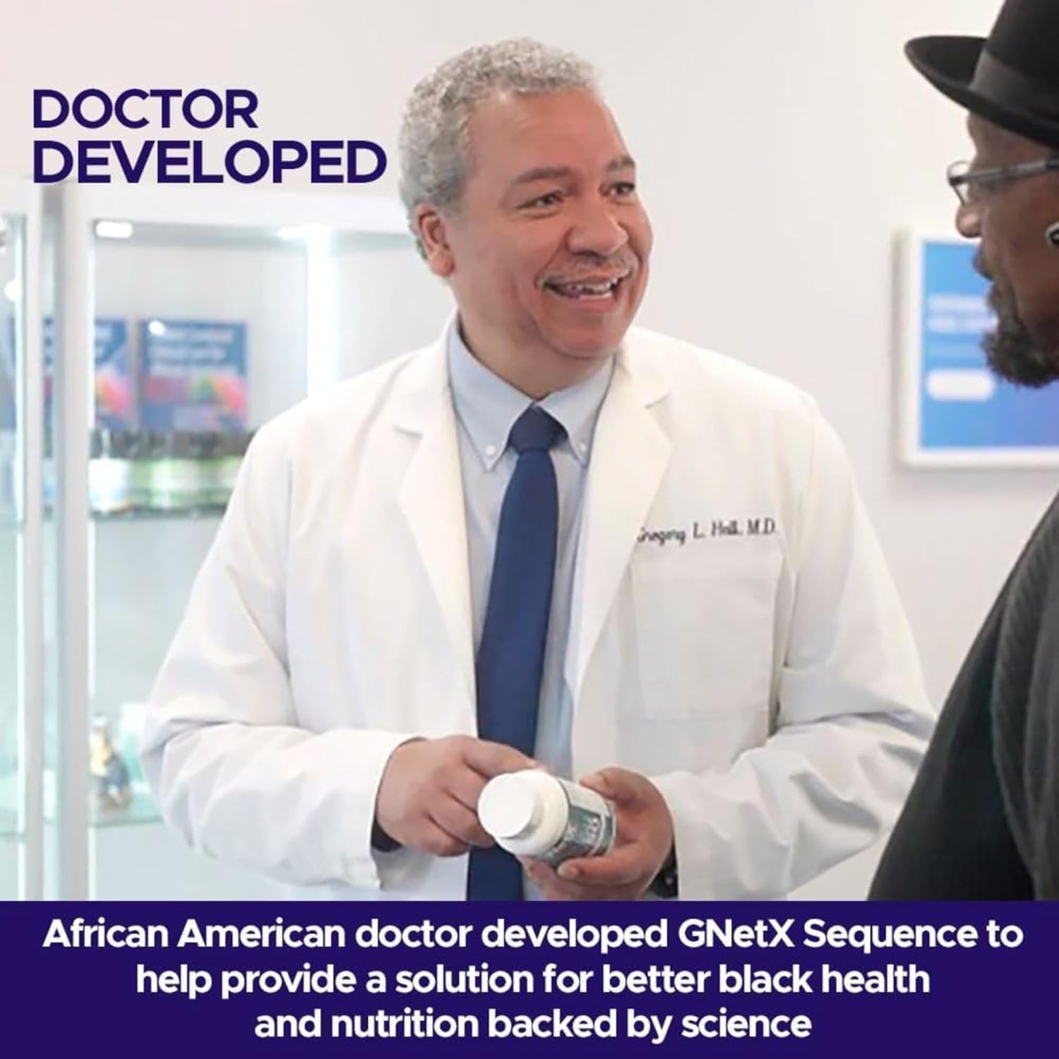 GNetX Sequence Multivitamins: Immune and Heart Health Formula for African American Men