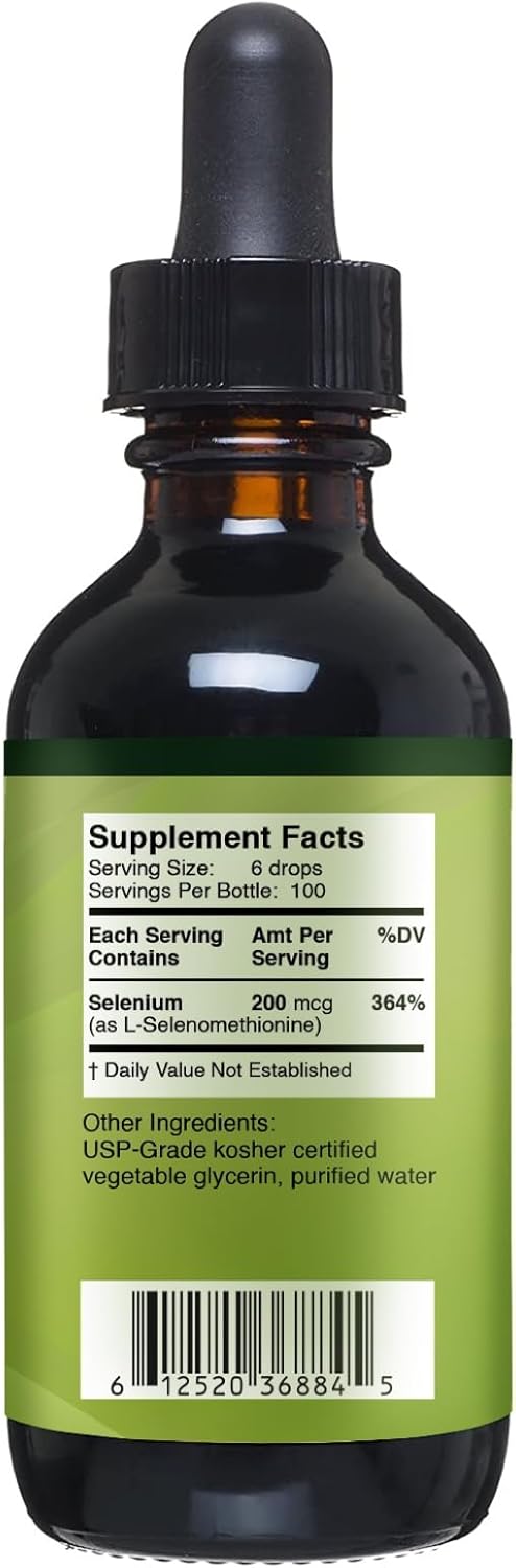 Go Nutrients Selenium 200 mcg Supplement | Go Nutrients Nascent Iodine Supplement | High Potency Liquid Drops - Non-GMO, Gluten-Free