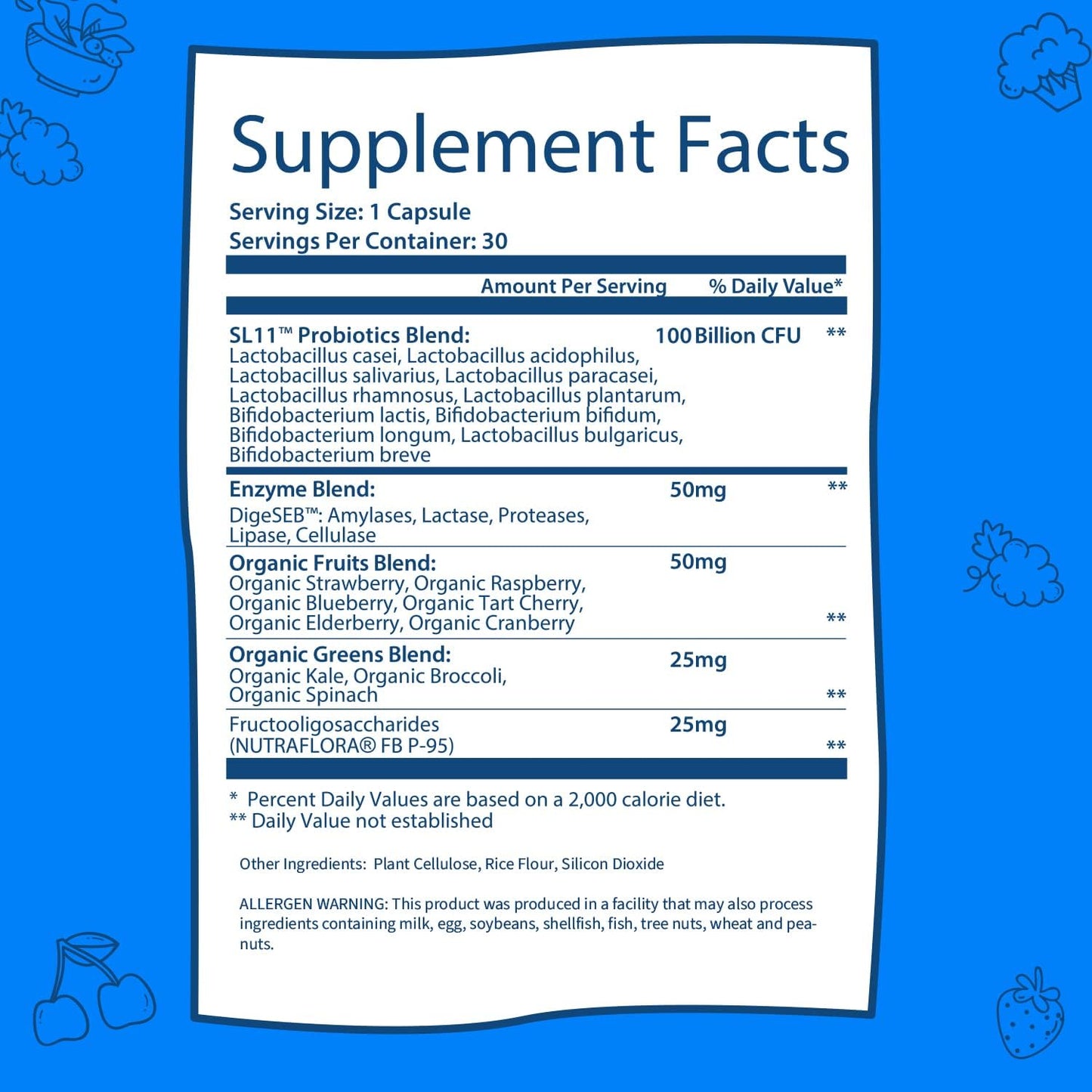 GOBIOTIX Wellness Bundle: Focus Mushroom & 100 Billion Probiotic Supplement Pack