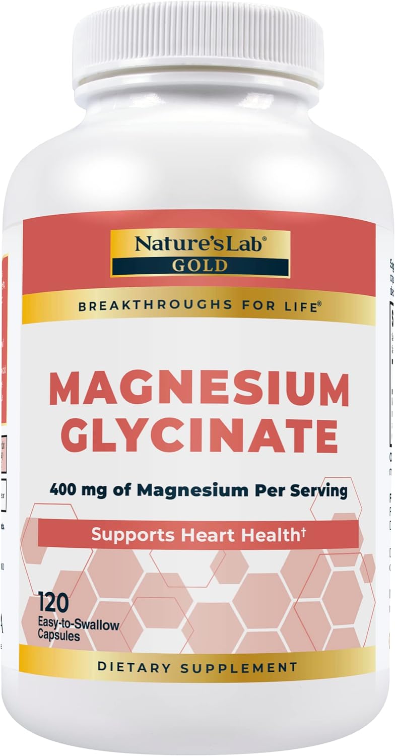 Gold CoQ10 Alpha Lipoic Acid Acetyl L-Carnitine Magnesium Glycinate 400mg Supplement