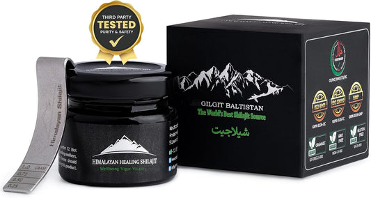 Gold Grade Pure Himalayan Shilajit Resin 50gm for Men & Women | High Potency with Fulvic Acid +85 Trace Minerals | 100% Authentic Optimal Health Supplement