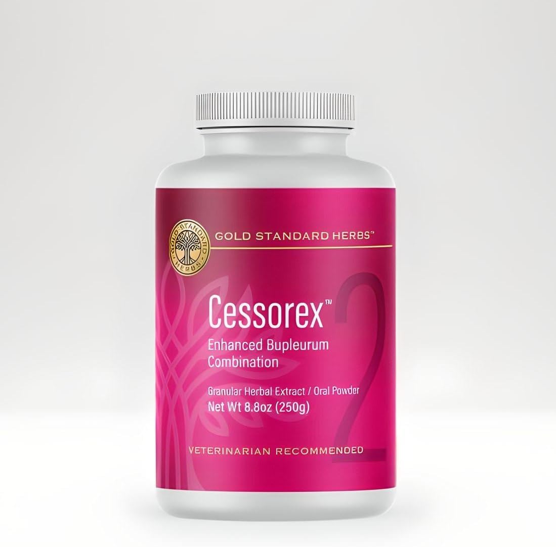 Gold Standard Herbs Cessorex Allergy Relief & Skin Support Supplement for Dogs - Natural Bupleurum Blend, 250g Powder
