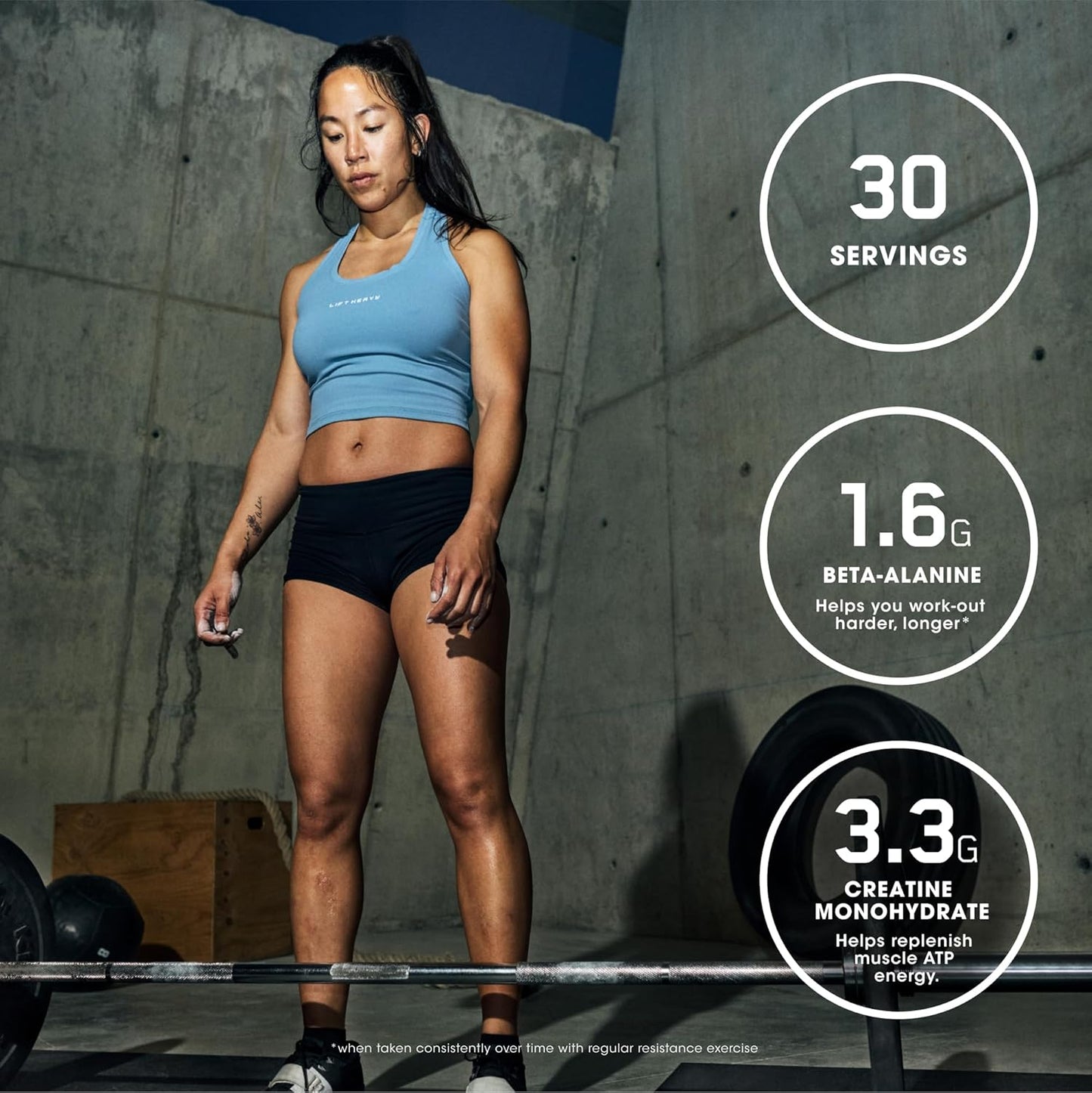Gold Standard Pre-Workout with Vitamin D, Creatine, Beta-Alanine, and Caffeine for Energy - Blueberry Lemonade, 30 Servings