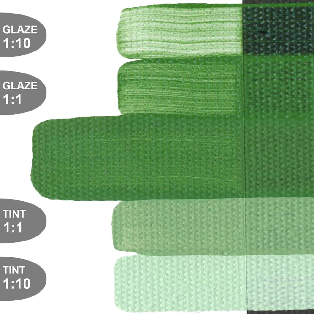 Golden Artist Colors OPEN Slow-Drying Acrylics by GOLDEN, Chromium Oxide Green, 5 fl oz. tube, Professional Acrylic Paint, Opaque