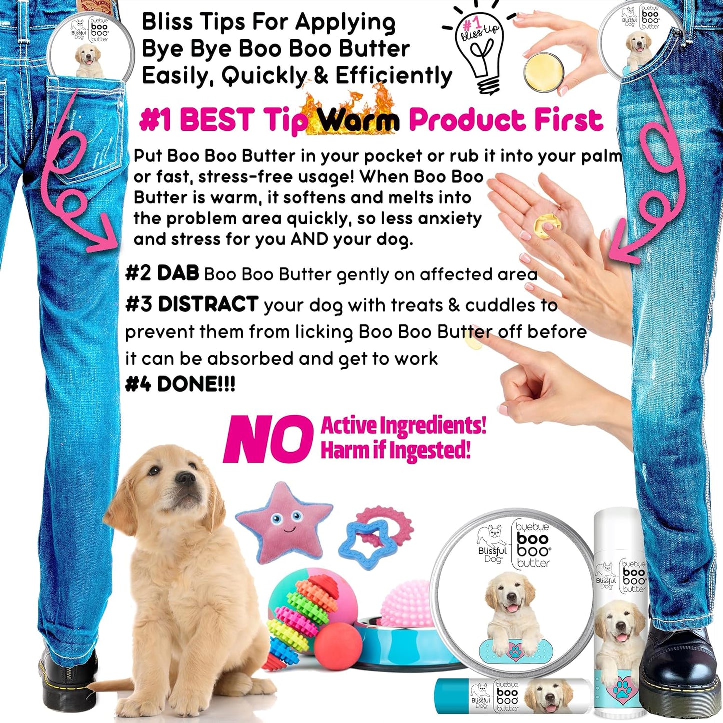 Golden Retriever Booboo Butter - Soothing Relief for Your Pup's Skin Issues