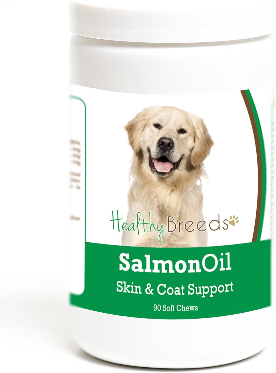 Golden Retriever Salmon Oil Soft Chews - 90 Count for Healthy Coats & Joints