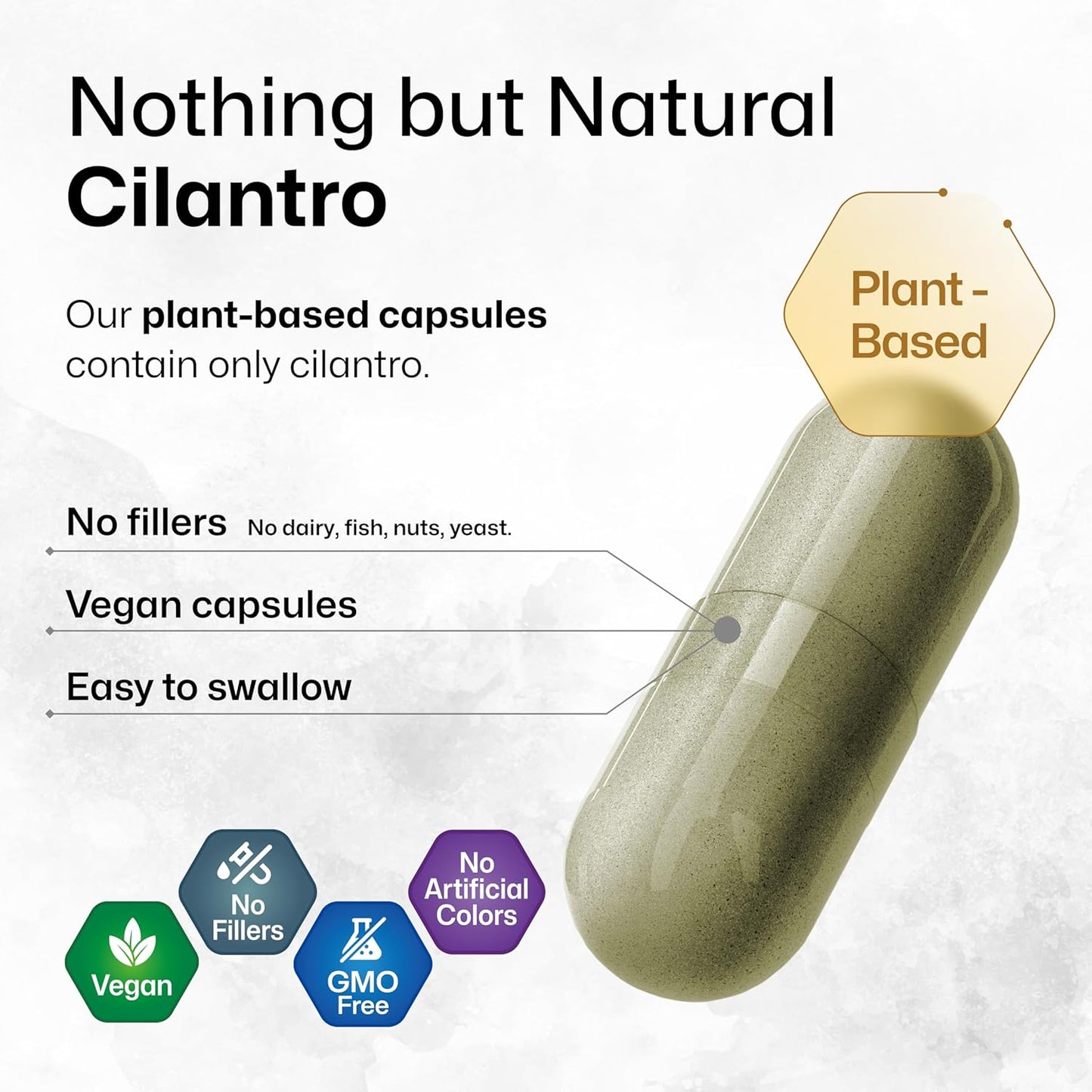 Goldenseal Tincture and Cilantro Capsules Combo - 4 Fl. Oz. Tincture + 100 Capsules