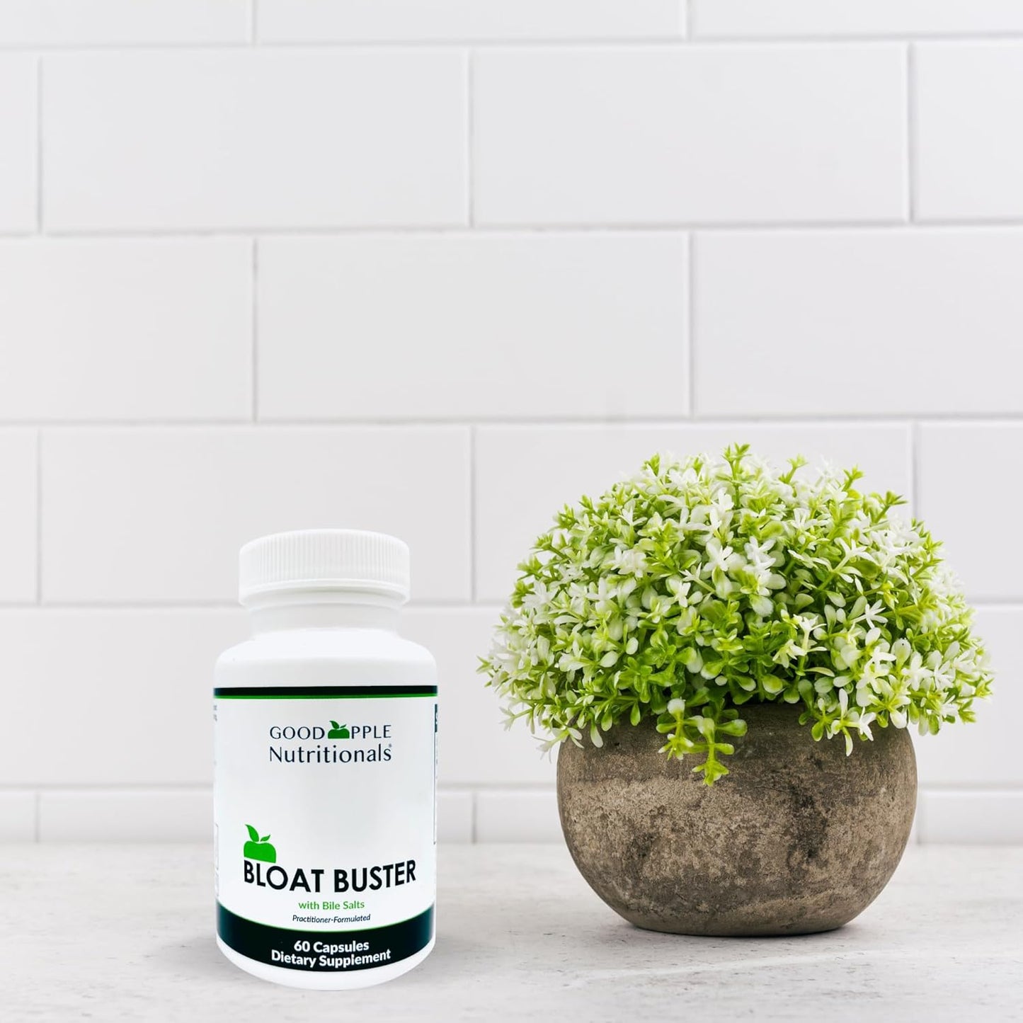 GOODAPPLE NUTRITIONALS Bloat Relief Supplement - Natural Digestive Health Aid with Enzymes and Probiotics