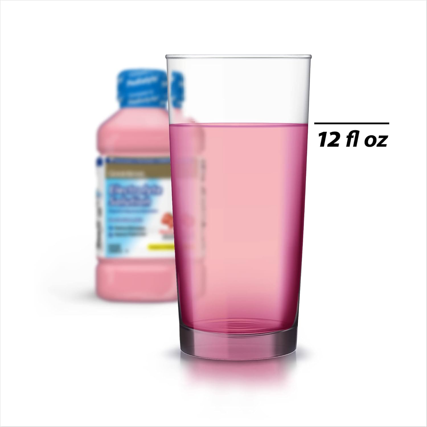 GoodSense Strawberry Electrolyte Solution, 33.8oz, Pack of 6 - Replenishes Electrolytes, Fluid, and Zinc for Kids and Adults