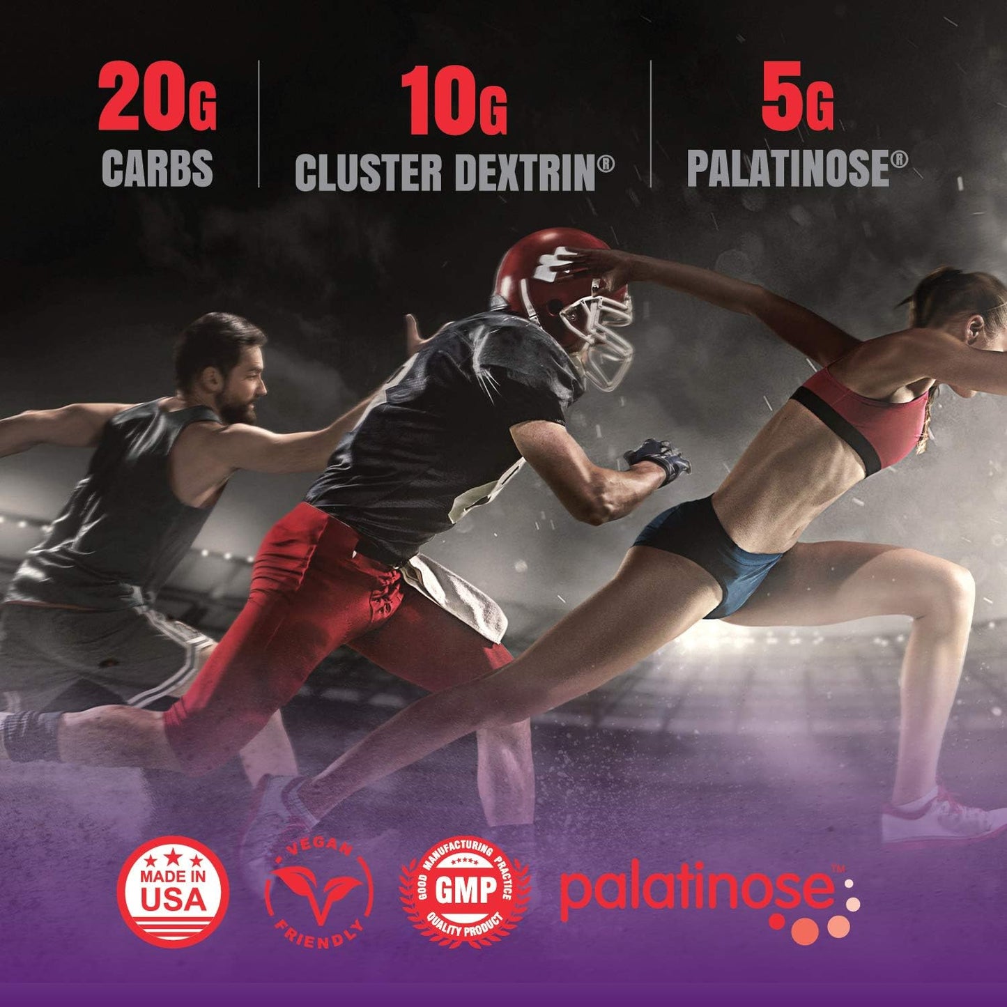Granite Intra Carb Powder - Fruit Punch Flavor - High-Performance Carbohydrate Blend - Supports Energy and Training - 20 Servings