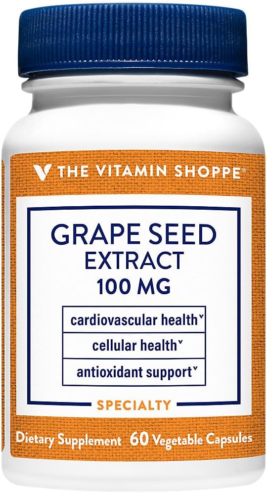Grape Seed Extract Capsules - 60 Count by The Vitamin Shoppe