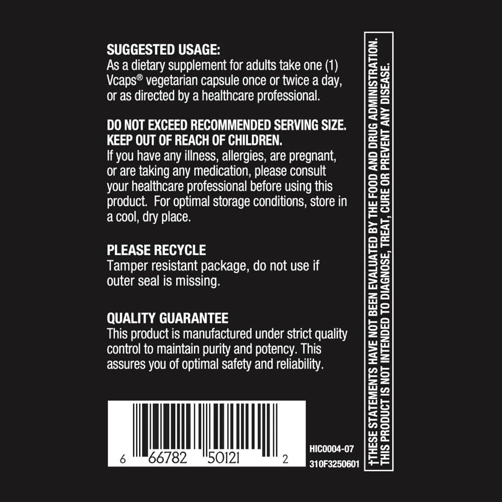 Grape Seed Extract Capsules for Circulatory Health and Blood Pressure Support - 60 Vegetarian Capsules (2-Pack)