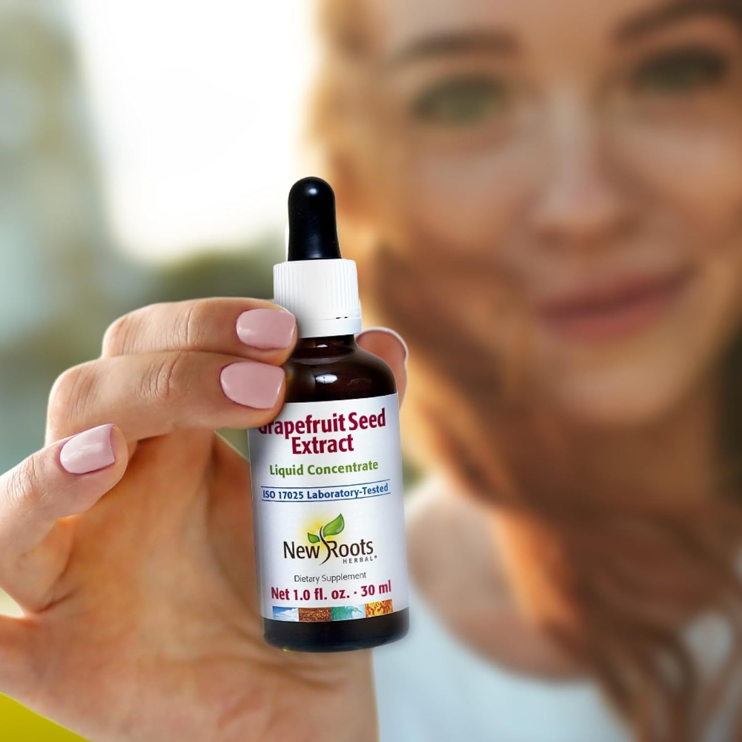 Grapefruit Seed Extract Liquid Concentrate (30 ml) by NEW ROOTS HERBAL - Supports Overall Health, Gluten Free, Non-GMO