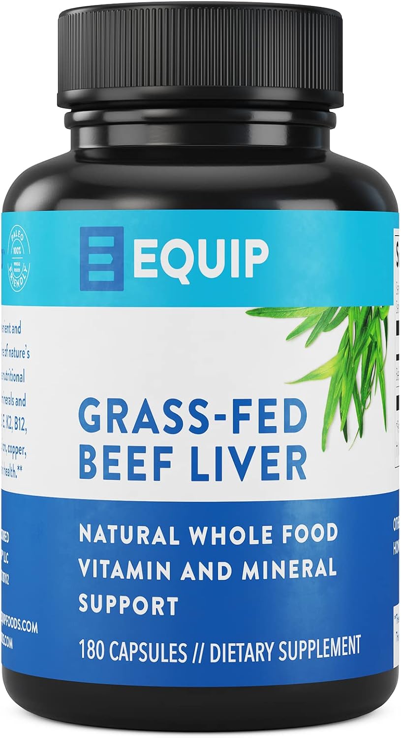 Grass-Fed Beef Liver and Organ Capsules - Premium Quality Supplements for Overall Health and Wellness