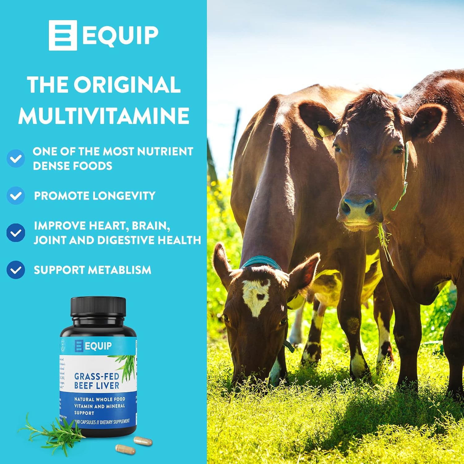 Grass-Fed Beef Liver and Organ Capsules - Premium Quality Supplements for Overall Health and Wellness