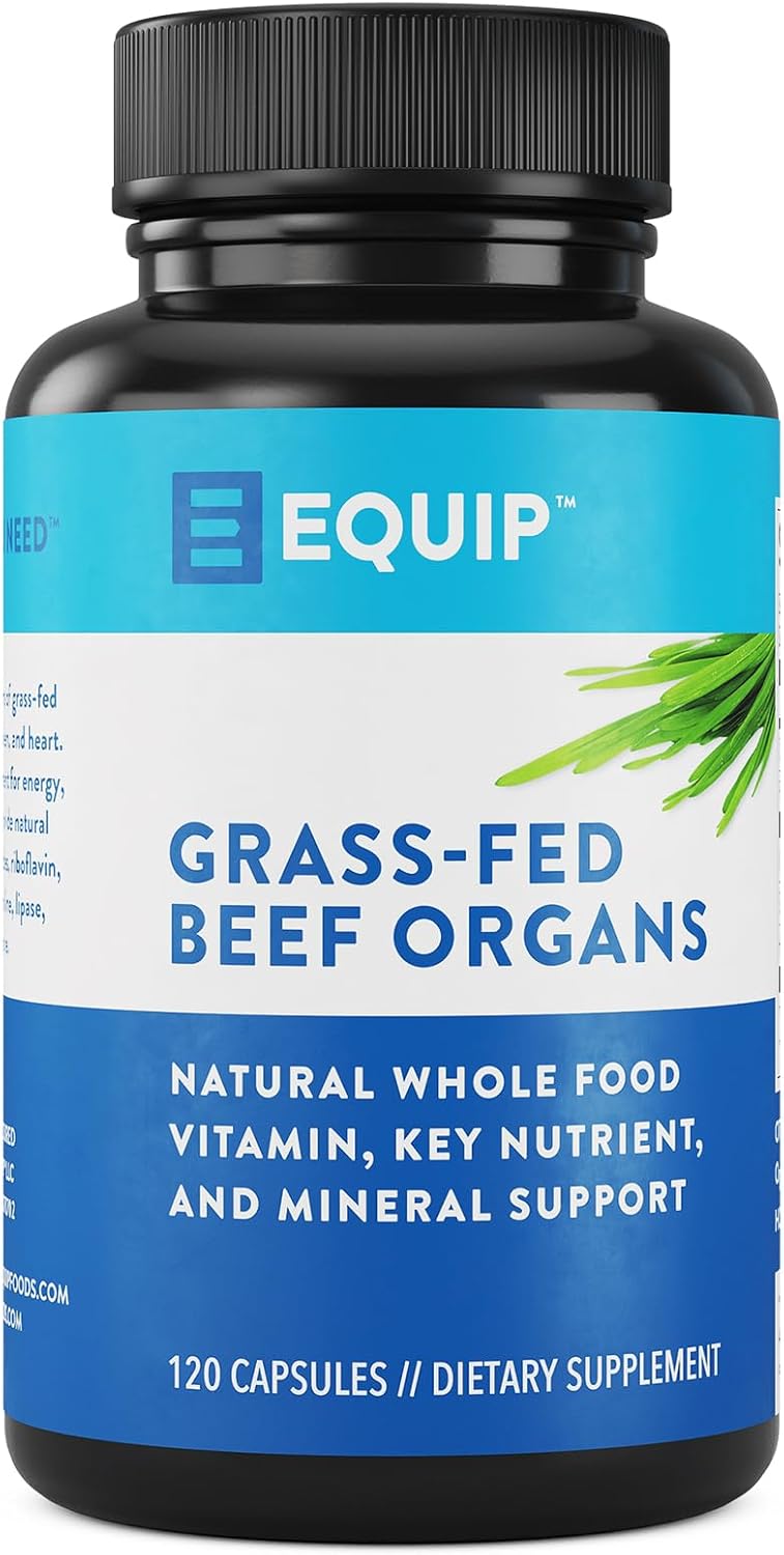Grass-Fed Beef Liver and Organ Capsules - Premium Quality Supplements for Overall Health and Wellness