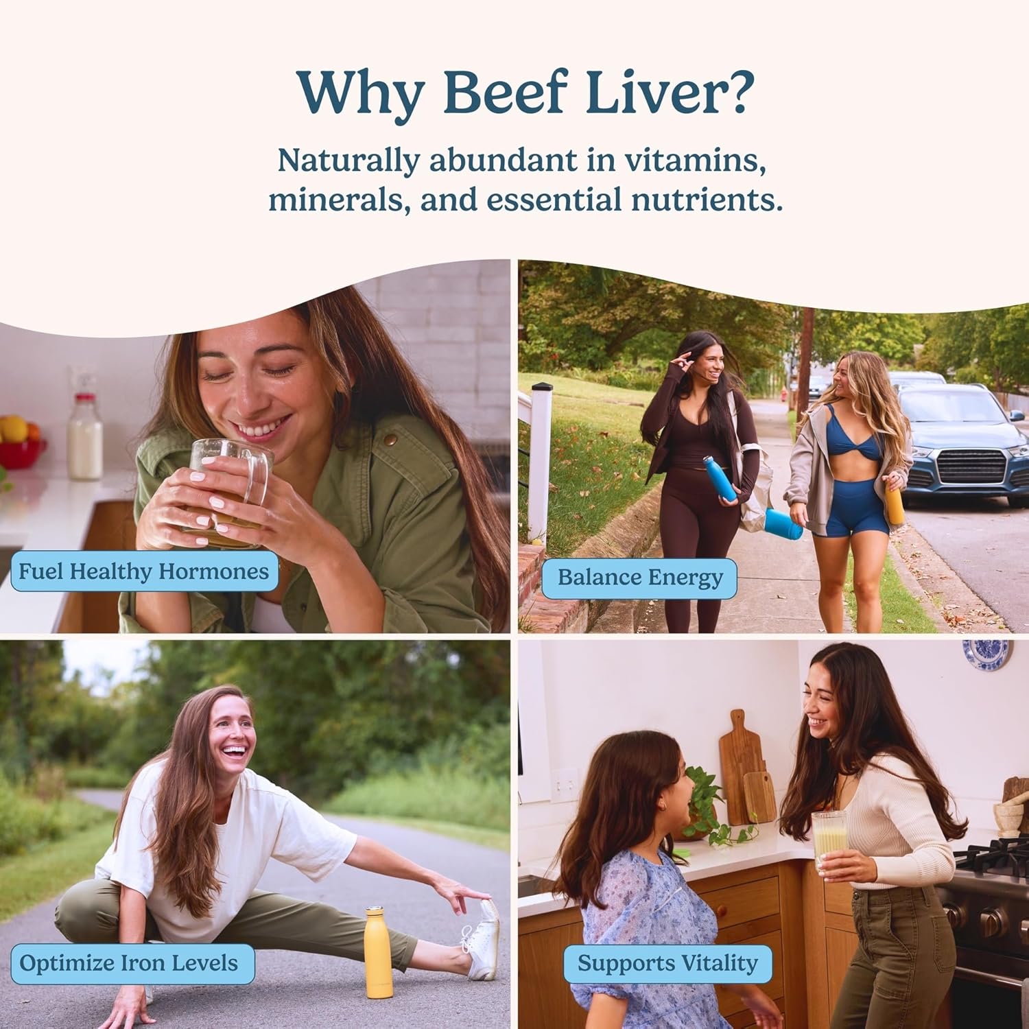 Grass Fed Beef Liver Capsules - Natural Protein & Iron Source, Energy & Immunity Booster | USA Grown, Non-GMO, Gluten Free - Wondercow
