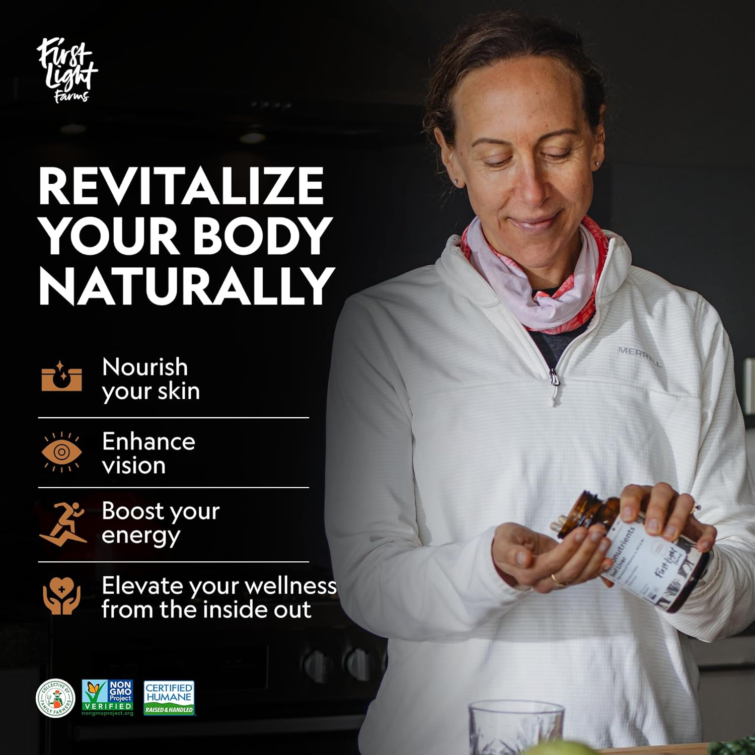 Grass-Fed Beef Liver Capsules - Nutrient-Dense Whole Food Nutrition | Freeze-Dried, Grassfed, Certified Humane | 180 Capsules for Energy, Immunity, Wellness