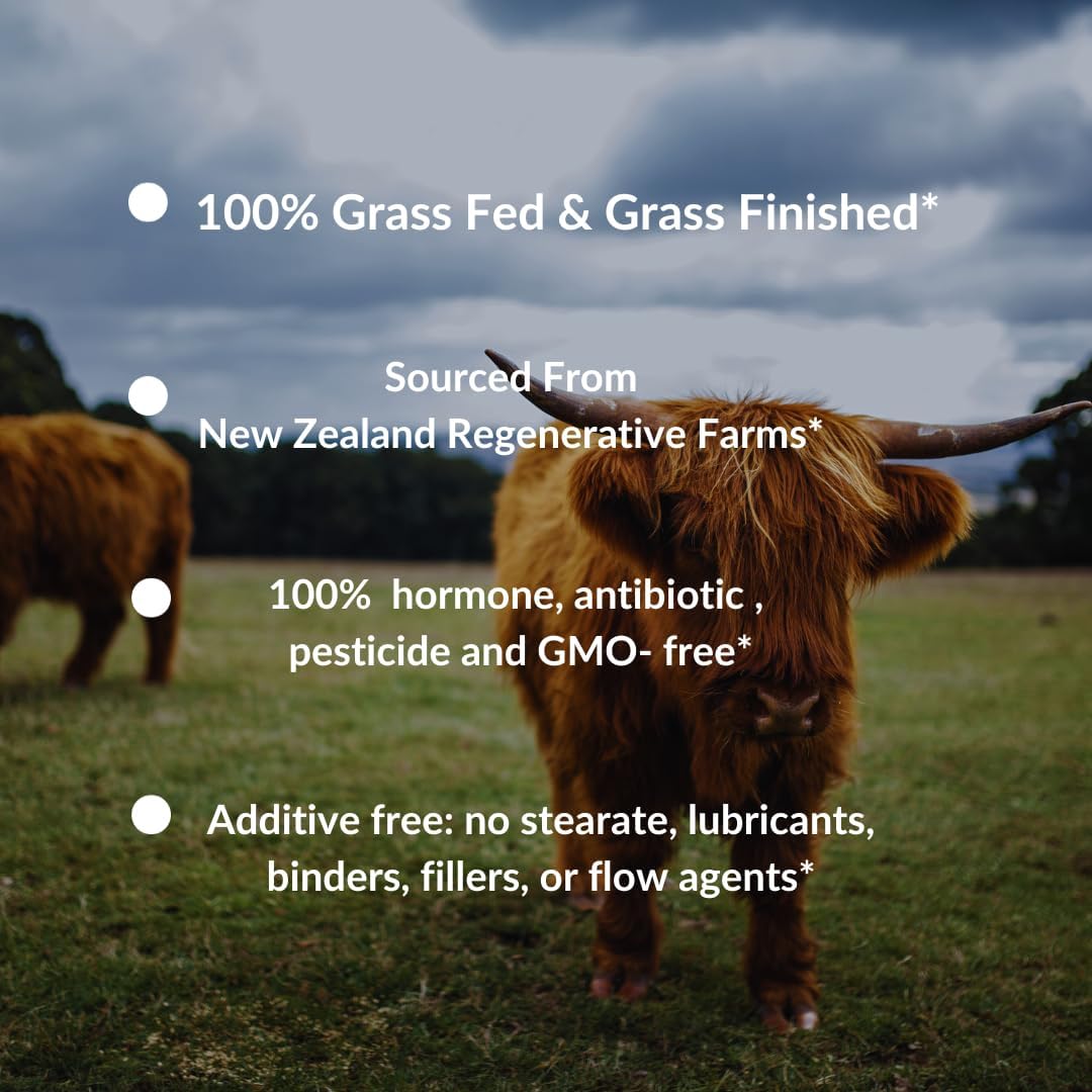 Grass Fed Beef Liver Capsules for Energy Boost and Overall Wellness - Pure World Nutrition