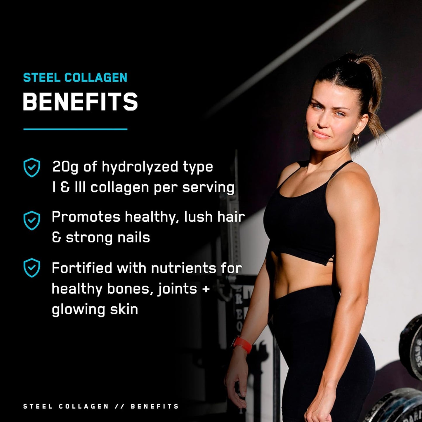 Grass-Fed Bovine Collagen Peptides Powder with Hyaluronic Acid, Biotin, Glycine & Vitamin C - 28 Servings for Healthy Joints, Bones, Skin, Hair & Nails