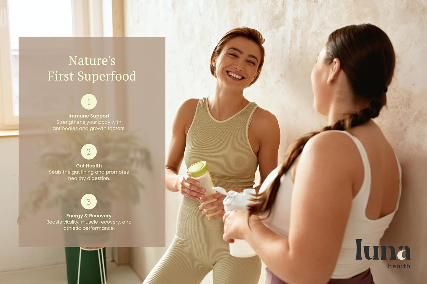 Grass-Fed Bovine Colostrum Supplement by Luna Health
