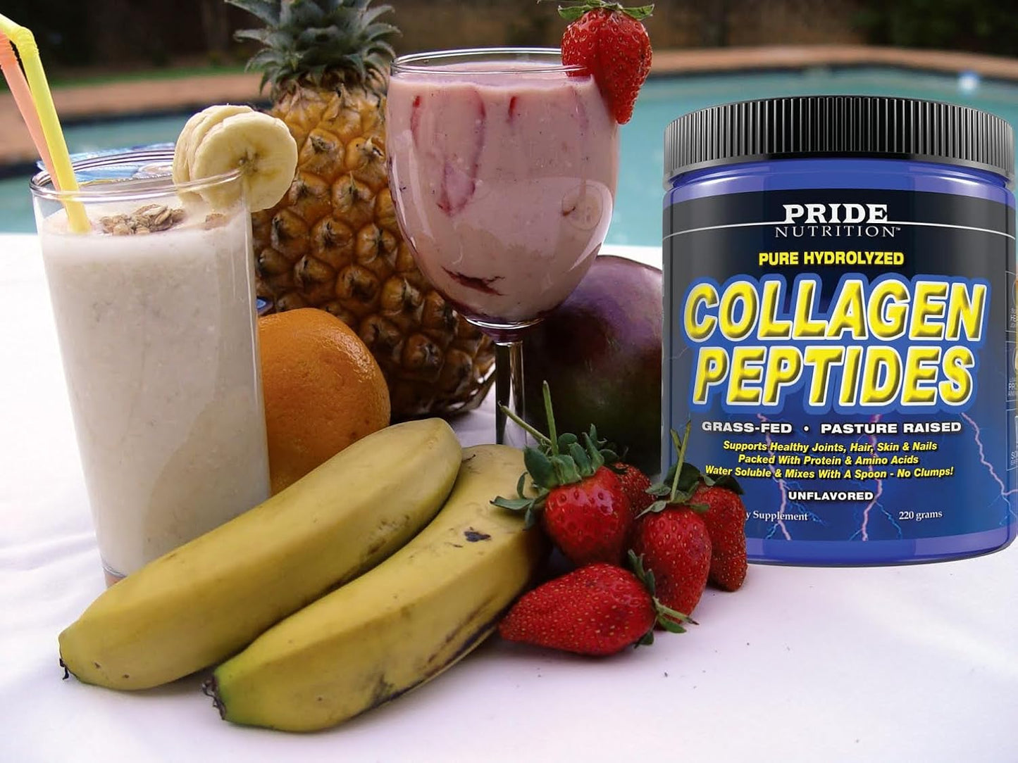 Grass Fed Collagen Peptides Powder - Hydrolyzed Protein Supplement for Skin, Hair, Joints, Nails - Paleo, Keto - GMO & Gluten Free