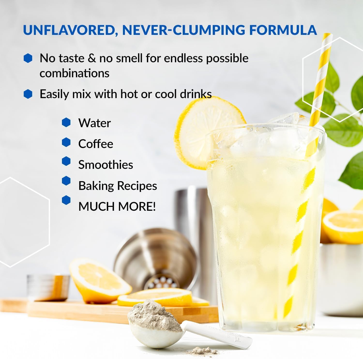 Grass Fed Collagen Protein Powder - 3-in-1 Hydrolyzed Collagen Peptides (Types I, II, & III) - Anti Aging, Skin, Hair, Bone & Joint Support - Unflavored, 2-Pack