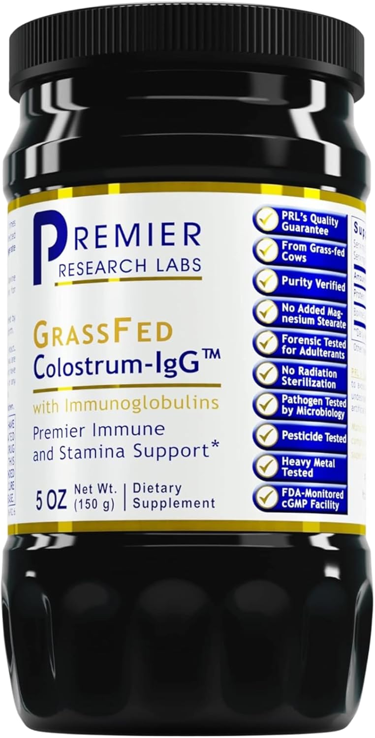 Grass-Fed Colostrum-IgG Supplement for Immune System Support - 5 oz Powder