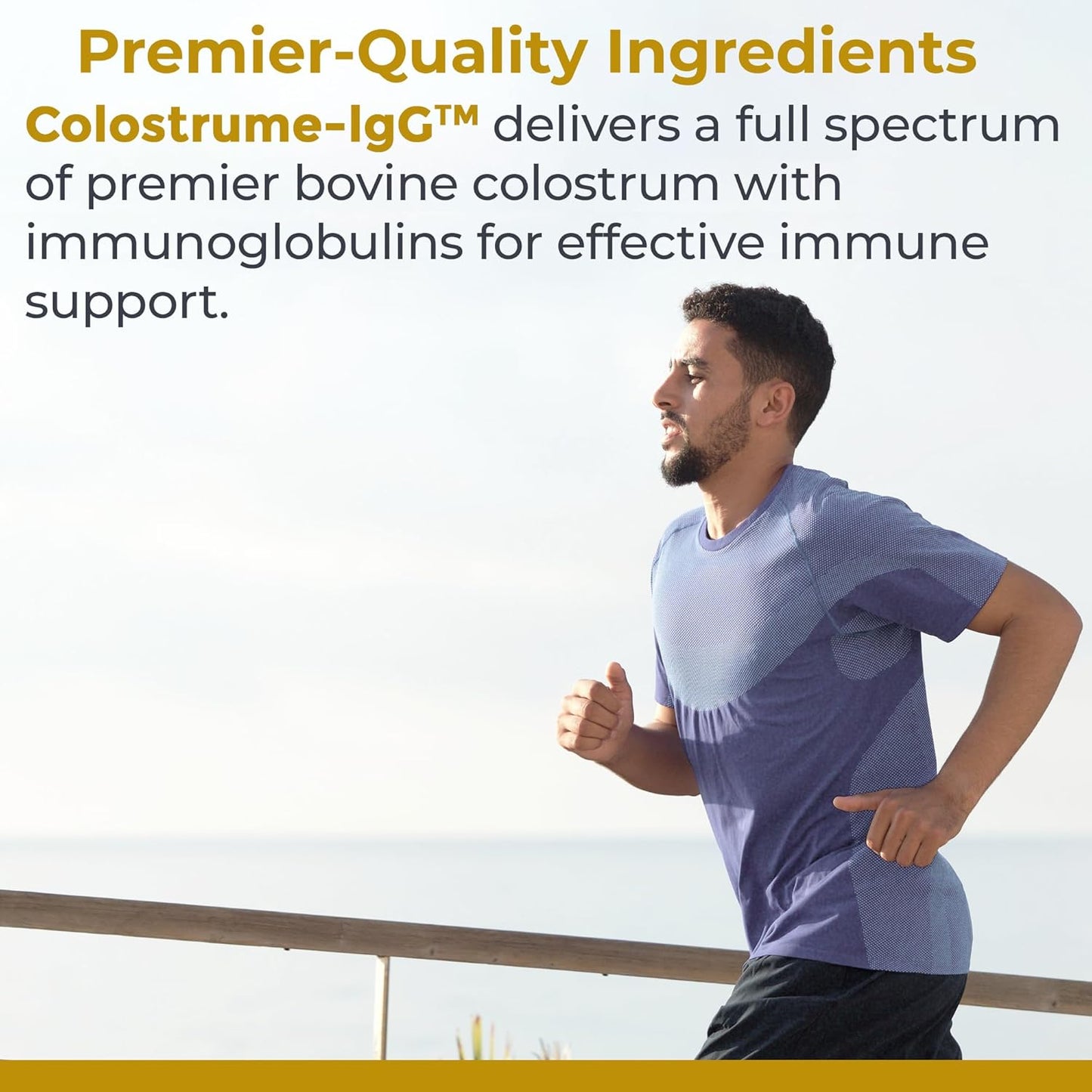 Grass-Fed Colostrum-IgG Supplement for Immune System Support - 60 Plant Capsules