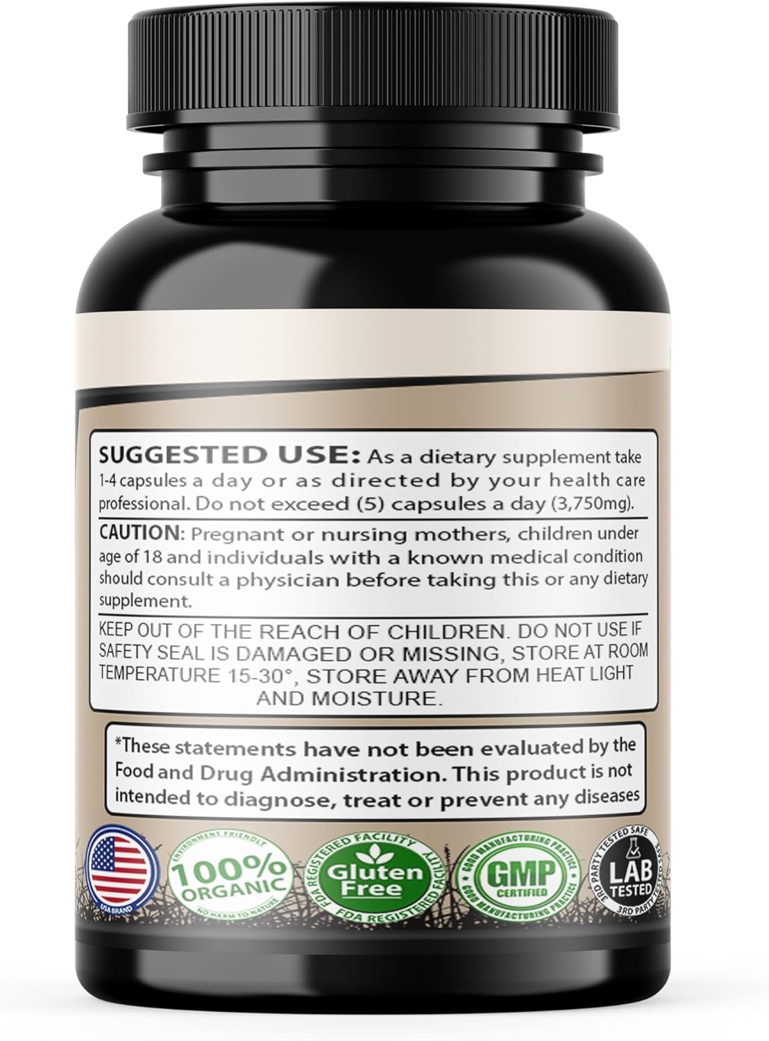 Grass Fed Desiccated Beef Liver Capsules - Natural Iron & Vitamins - 120 Pills, 750mg Each - Humanely Pasture Raised & Undefatted