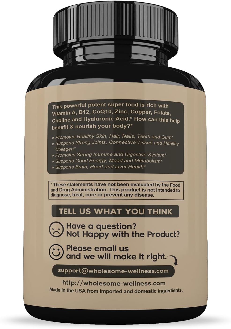 Grass Fed Desiccated Beef Liver Capsules (180 Pills, 750mg Each) - Natural Iron, Vitamin A, B12 for Energy - Humanely Pasture Raised in New Zealand - Hormone and Chemical-Free