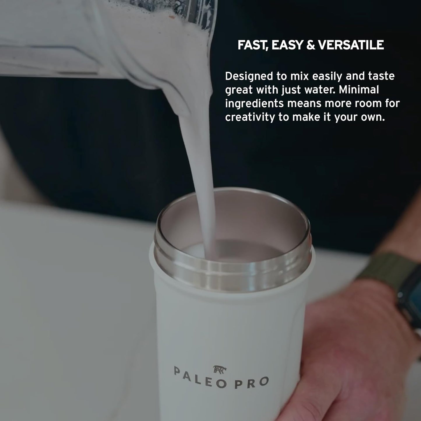 Grass-Fed PaleoPro Protein Powder: Gluten & Dairy Free, No Sugar, Soy, Grains, or Net Carbs | Paleo & Keto Friendly - Ancient Cacao & Mayan Mocha, 16 oz (Pack of 2)