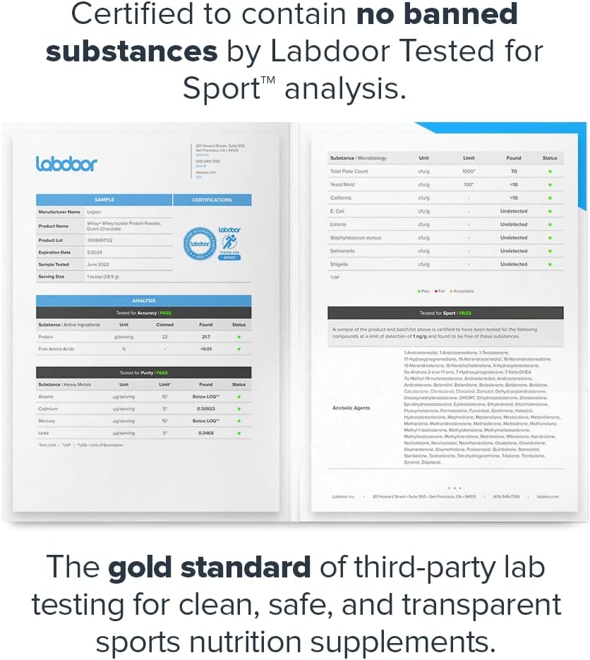 Grass-Fed Whey Isolate Protein Powder - Low Carb, Low Calorie, Non-GMO, Lactose-Free - Cookie & Cream Flavor - 30 Servings