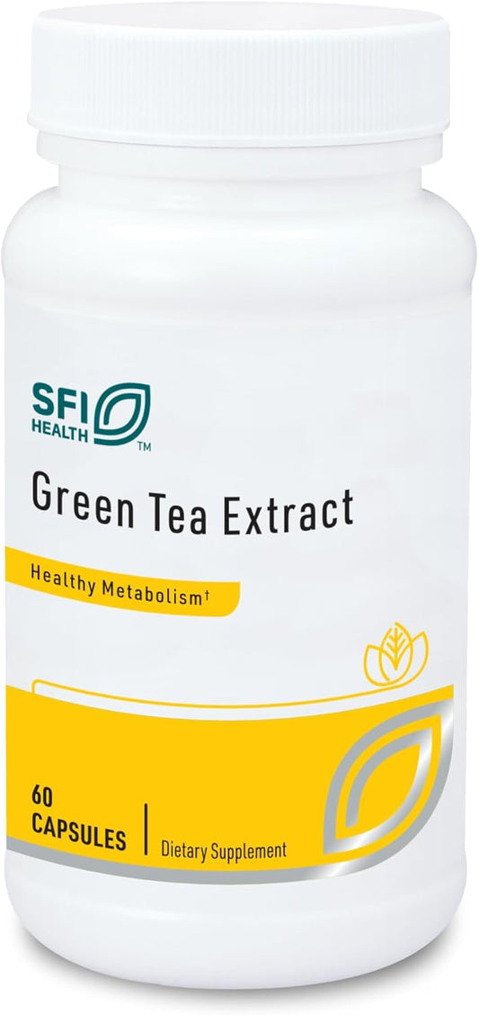 Green Tea Extract Capsules - 500mg Green Tea Leaf, 95% Polyphenols, 250mg EGCG (60 Veg Caps)