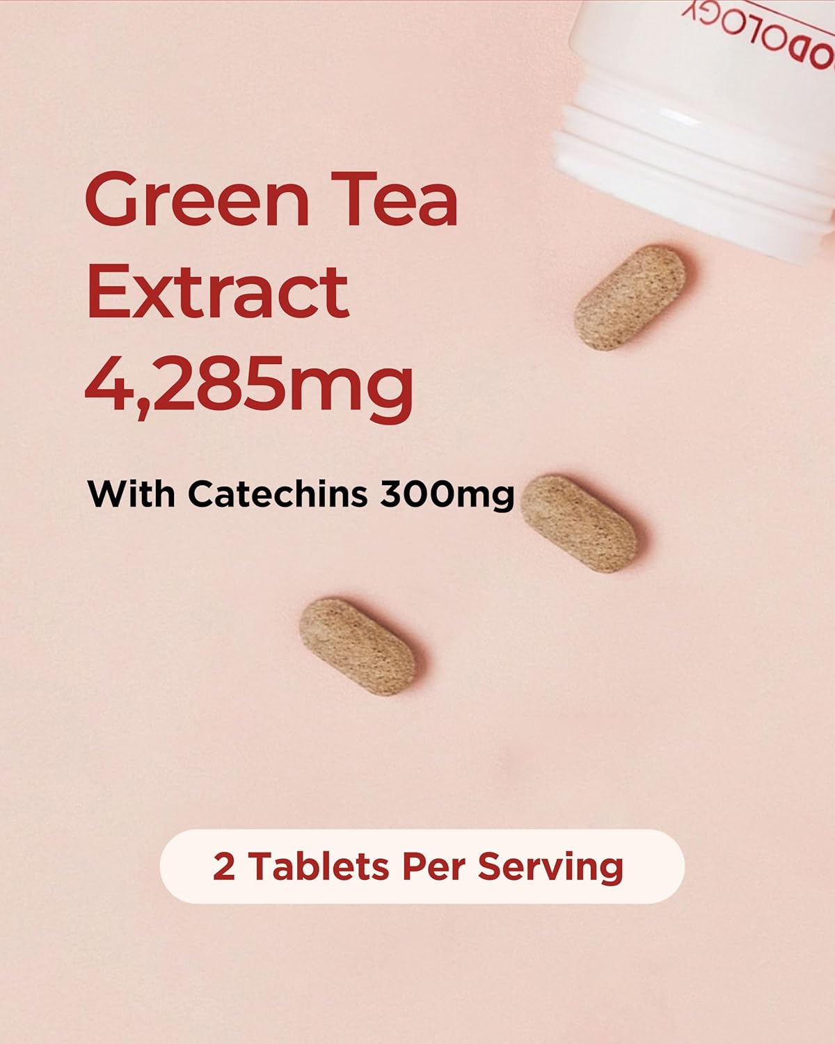Green Tea Extract Tablets with Vitamins & Minerals - 30 Day Supply of Coleology Cut Formula (1-60 Tablets)