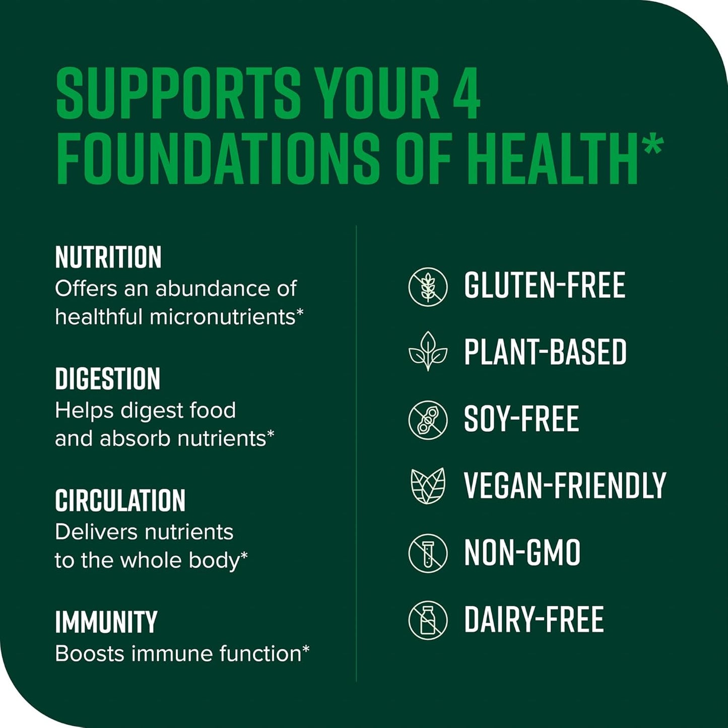 Green Vibrance Vegan Superfood Powder for Vibrant Health, 15 Servings