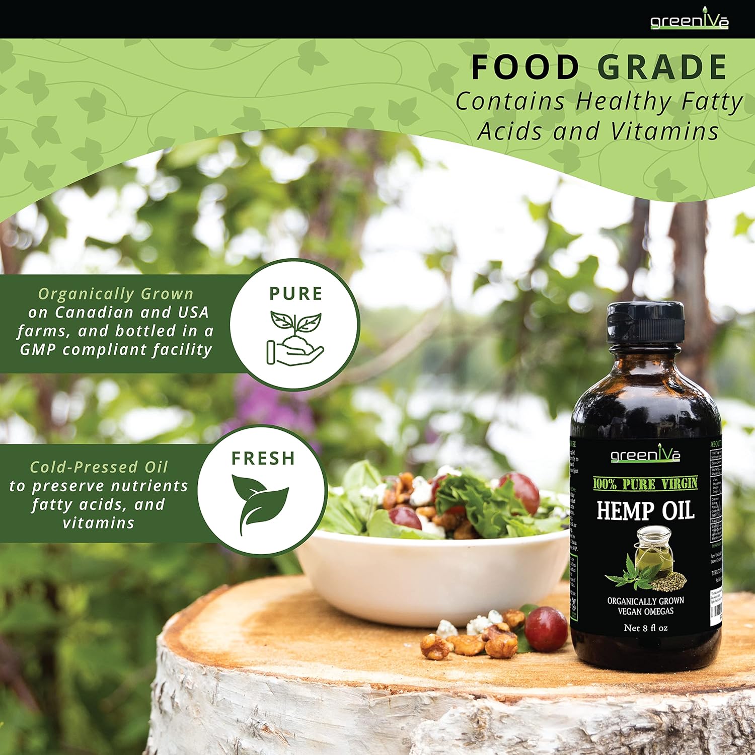 GreenIVemetabolism boosterOil: Vegan Omegas, Cold Pressed, 640oz Exclusive