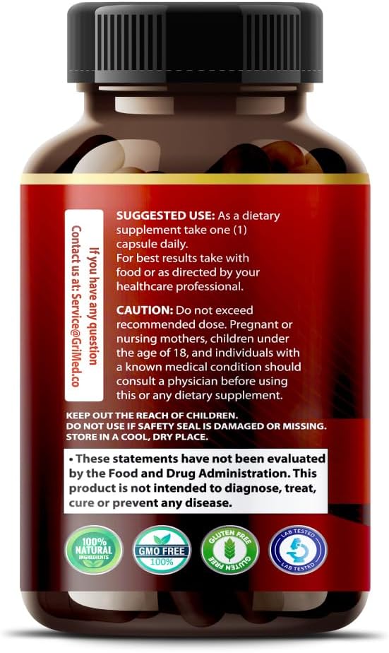 GriMed Ultra Cayenne Pepper 15-Day Power Blend for Digestion & Immune Support - 20,200mg with Ginger, Cinnamon, Turmeric, Berberine, Citrus Bergamot - USA Made & Tested (150 Count)