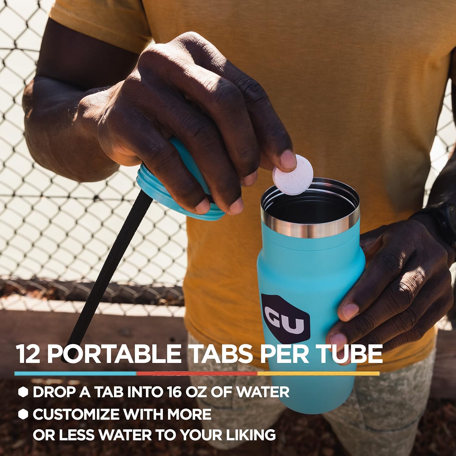 GU Energy Hydration Electrolyte Drink Tablets, Strawberry Hibiscus Flavor, 48 Servings for Running, Cycling, Triathlon