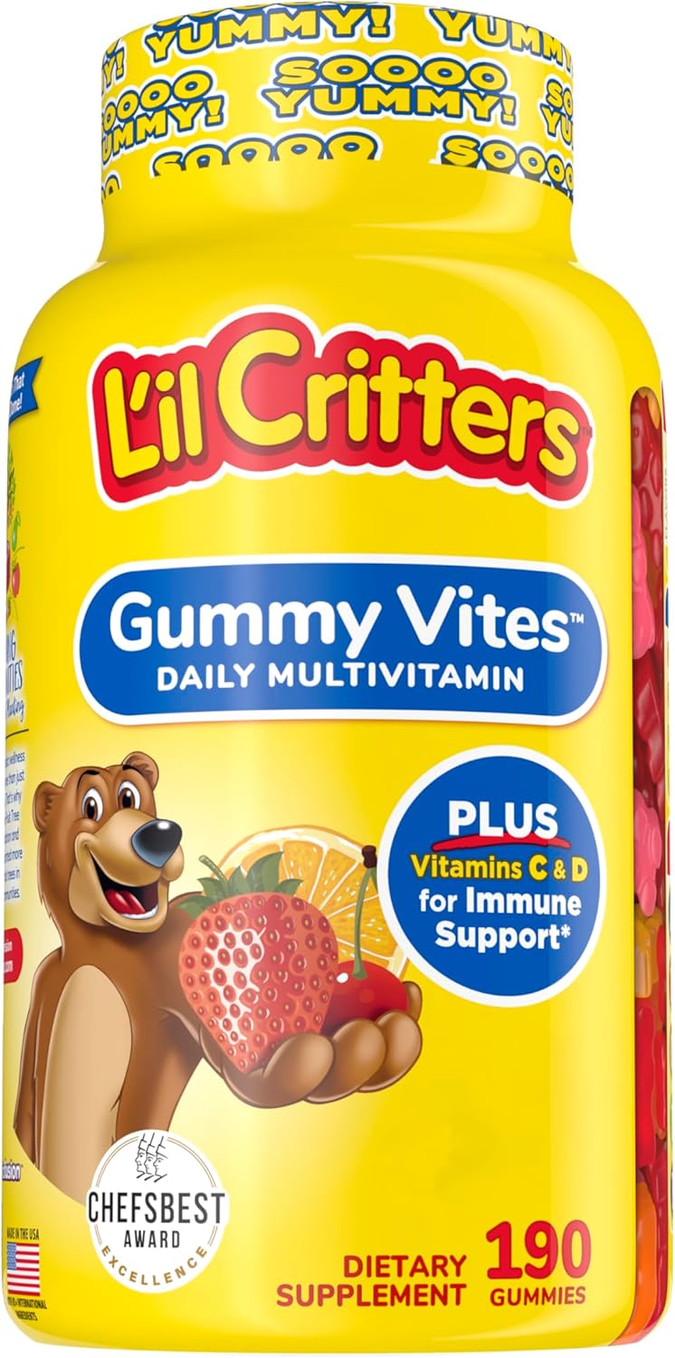 Gummy Multivitamin for Kids and Women by Lil Critters and Vitafusion