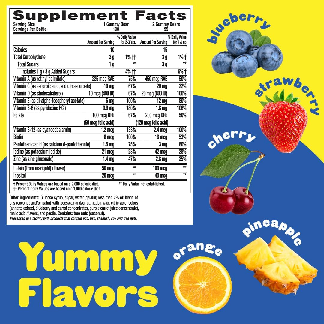 Gummy Multivitamin for Kids and Women by Lil Critters and Vitafusion