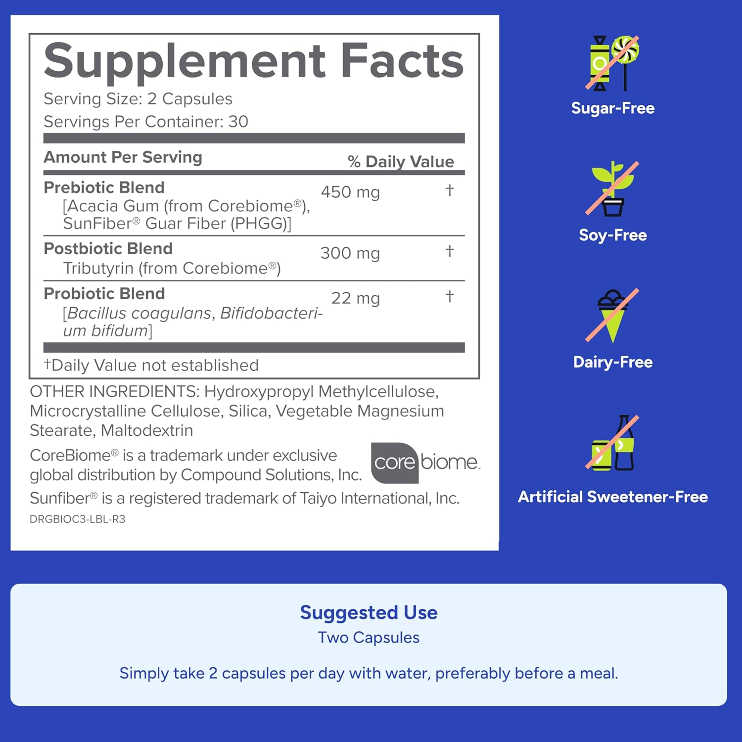 Gundry MD Bio Complete 3: 3-in-1 Probiotic Supplement for Gut Health, Digestion, Bloating, Gas, Energy, Skin, and Focus - 30 Day Supply