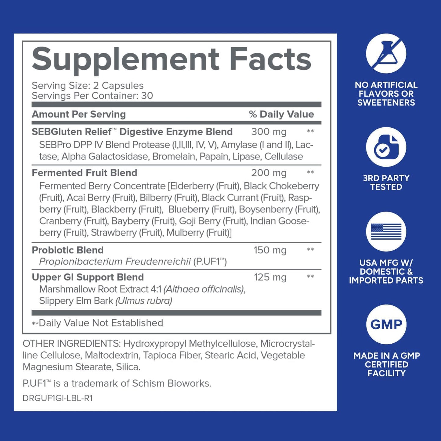 Gundry MD GI Advantage: Probiotic & Digestive Enzyme Gut Supplement with Superfruit Extracts - 30 Servings