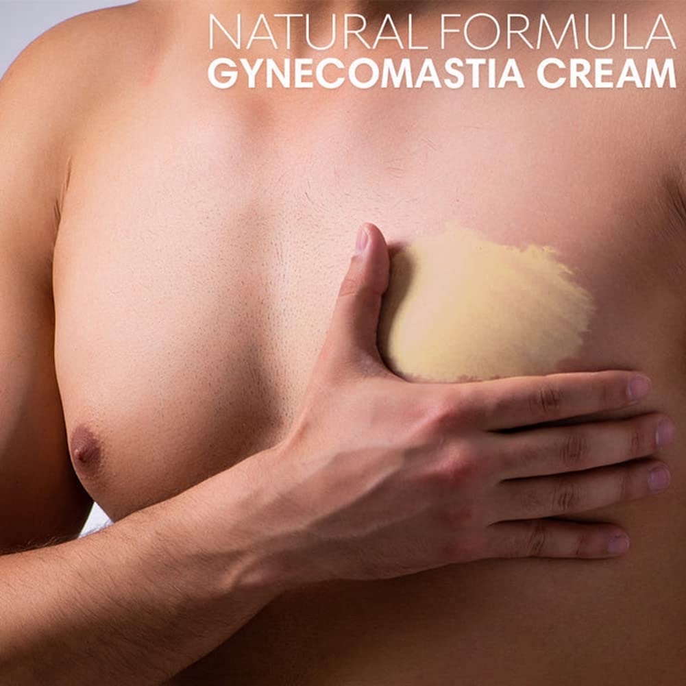 Gynecomastia Tightening Ginger Cream - Improves Elasticity & Burns Fats for Firm Male Chest Shape