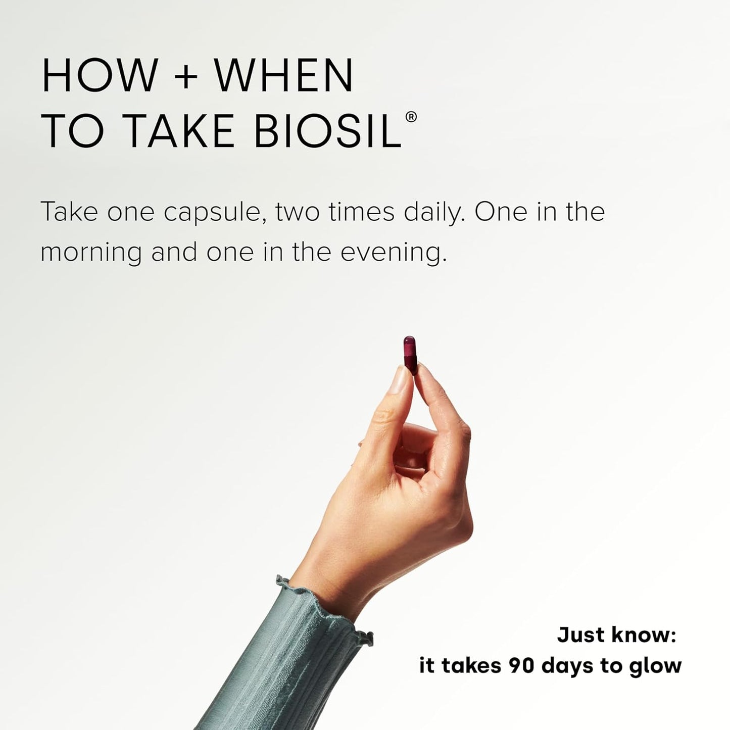 Hair and Nail Care Supplement with BioSil - 60 Capsules - Strengthen and Thicken Hair and Nails - Patented Ingredients - 30-Day Supply