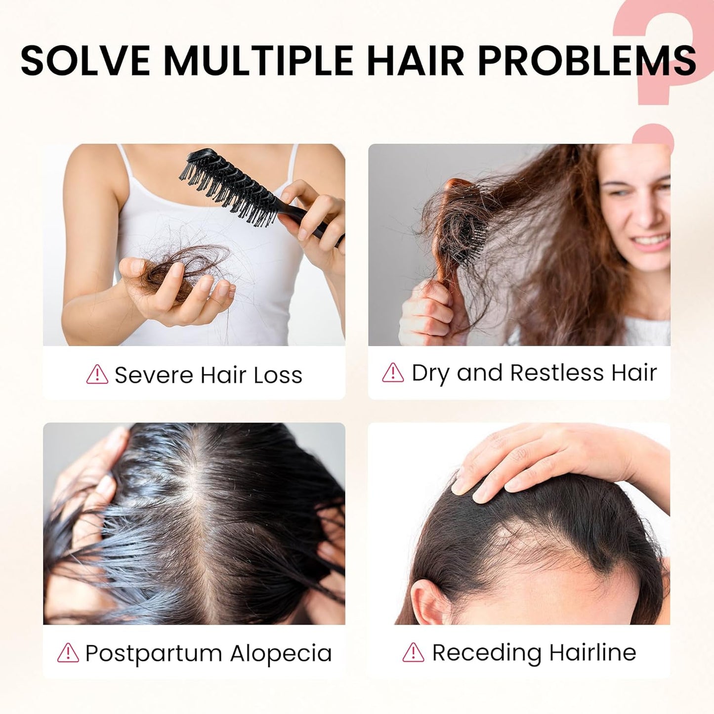 Hair Growth Supplement with Biotin, Vitamin A, C, E, Zinc - Promotes Strength, Thickness, and Growth - 60 Capsules
