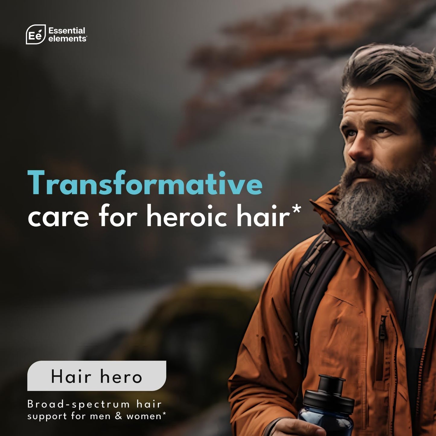 Hair Hero: Broad-Spectrum Formula for Healthy Hair, Skin, and Nails - 5000 mcg Biotin - 30 Day Supply (2-Pack)