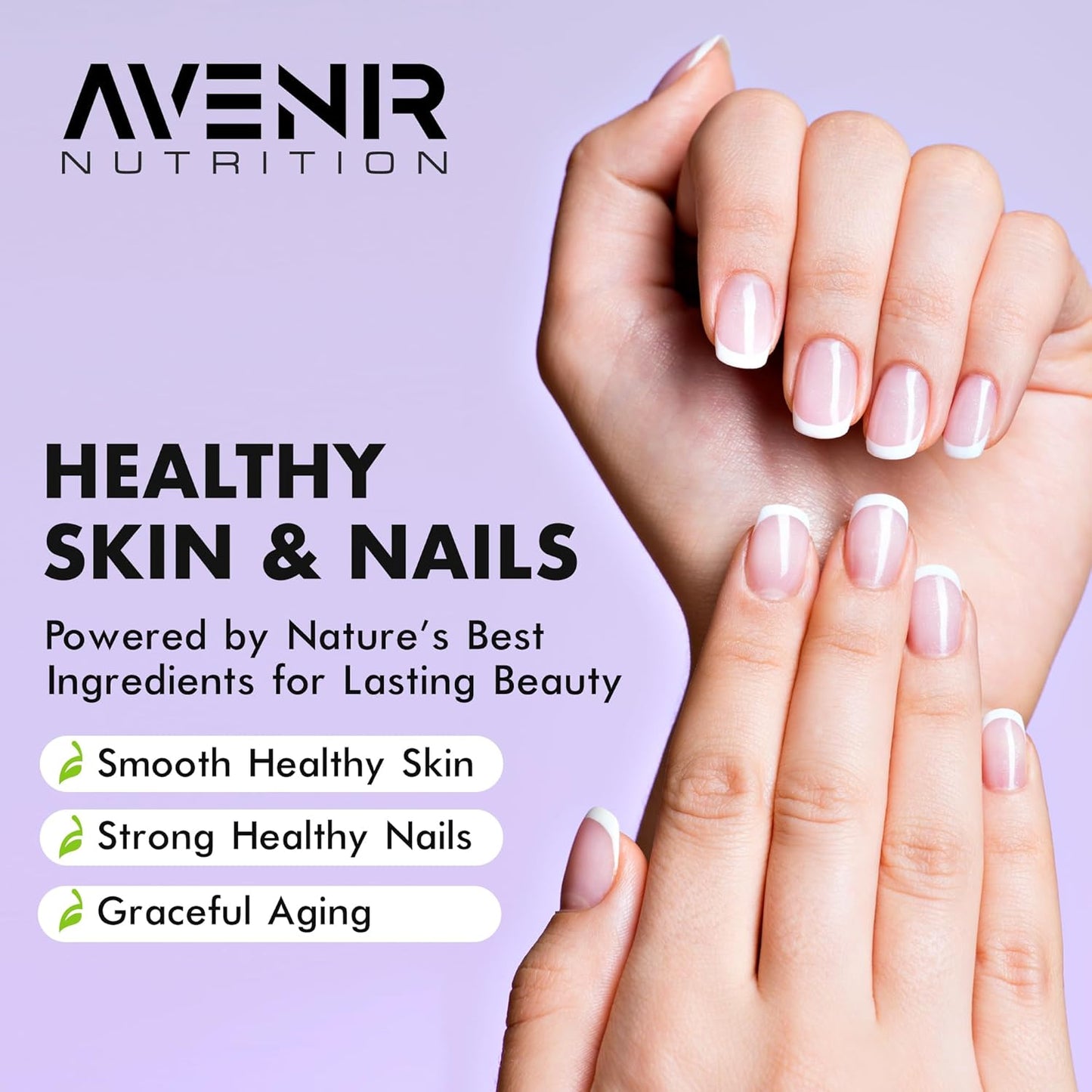 Hair Shield: Hair Growth & Nail Strength Vitamins with Biotin, Calcium, & Zinc - 60 Capsules for Women & Men