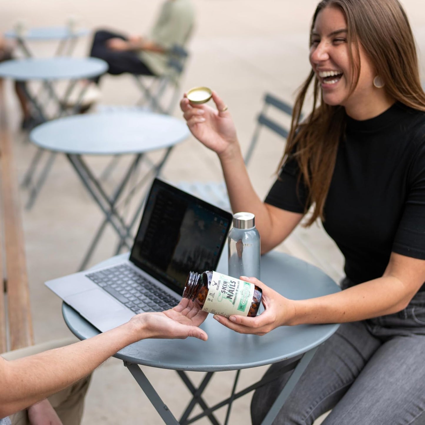 Hair, Skin, and Nails Supplement with Biotin, Collagen, Vitamins A & E - 180 Capsules