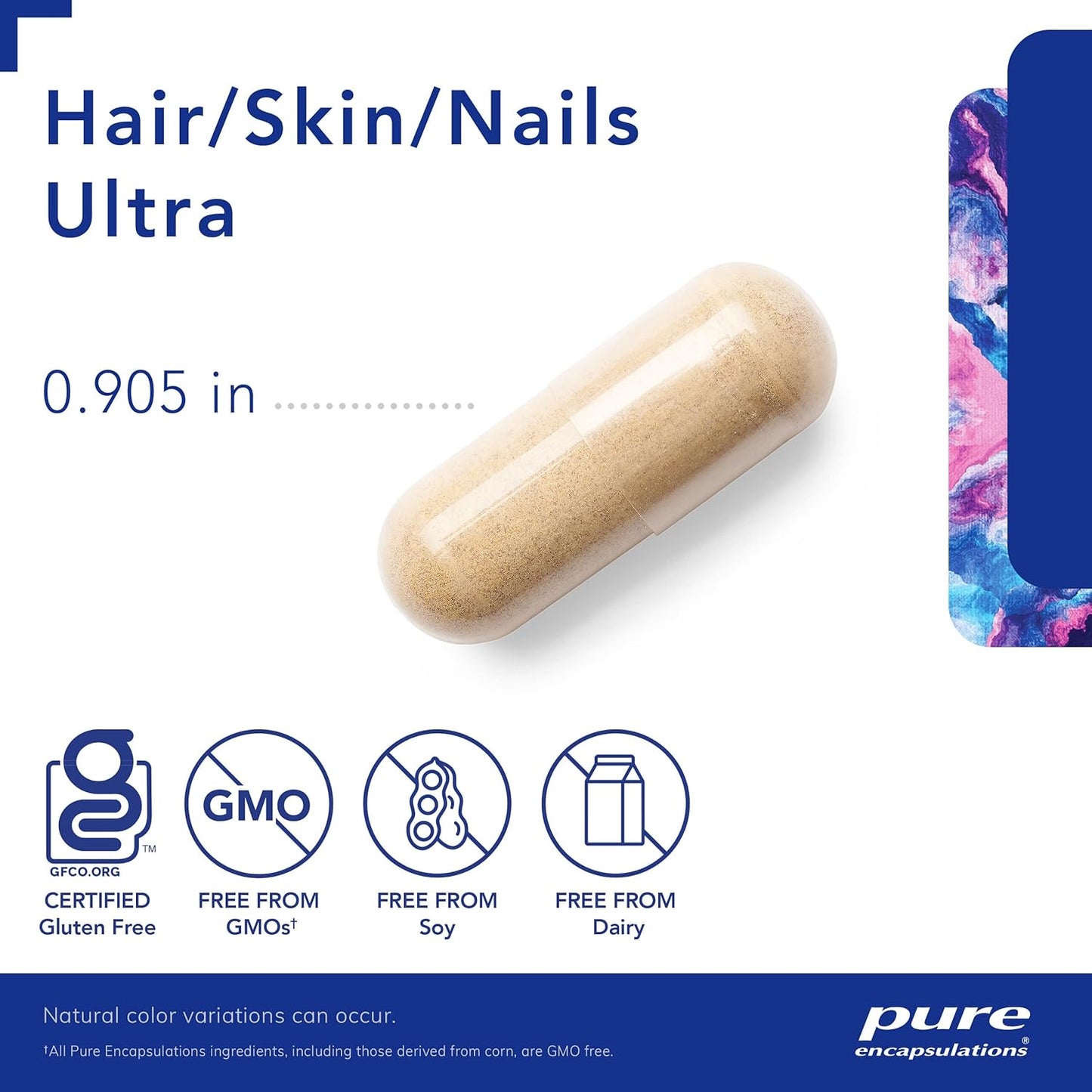 Hair Skin Nails Ultra Supplement with Biotin and Vitamin C - Collagen, Anti Aging, Keratin, Antioxidants, Skin Hydration - 60 Capsules